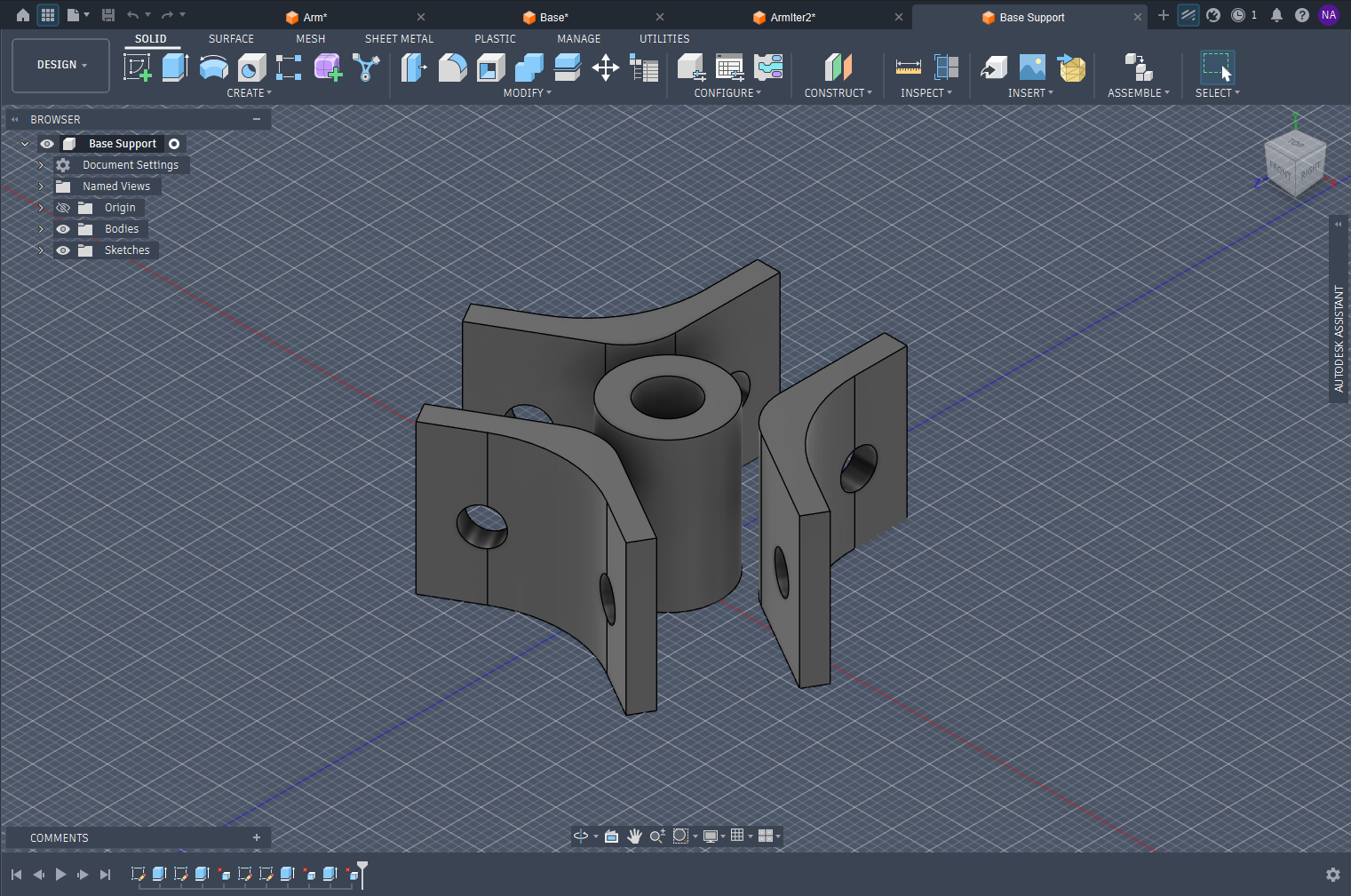Central Hub CAD